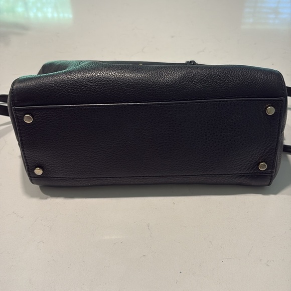 Kate Spade Black Leather Satchel Handbag - Picture 7 of 16